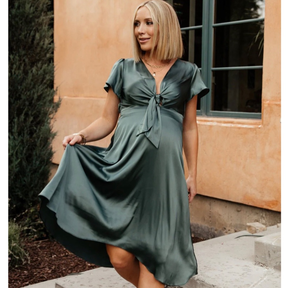 Baltic Born Poppy Satin Midi Dress - Winter